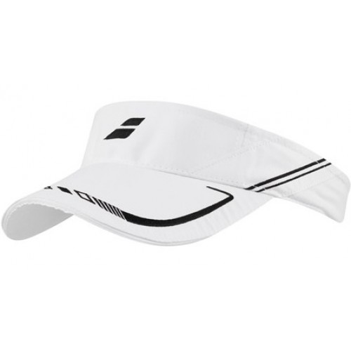 BABOLAT VISERA III
&iexcl;Prot&eacute;gete del sol con esta modern&iacute;sima Visera Babolat Stripes III! Su dise&ntilde;o presenta unas rayas de diferente color, una correa ajustable, el logo de Babolat bordado en el centro y el nombre de la marca en el lado izquierdo de la visera.

Talla: &uacute;nica
Composici&oacute;n: 100% poli&eacute;ster.